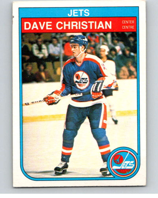 1982-83 O-Pee-Chee #377 Dave Christian  Winnipeg Jets  V59778 Image 1