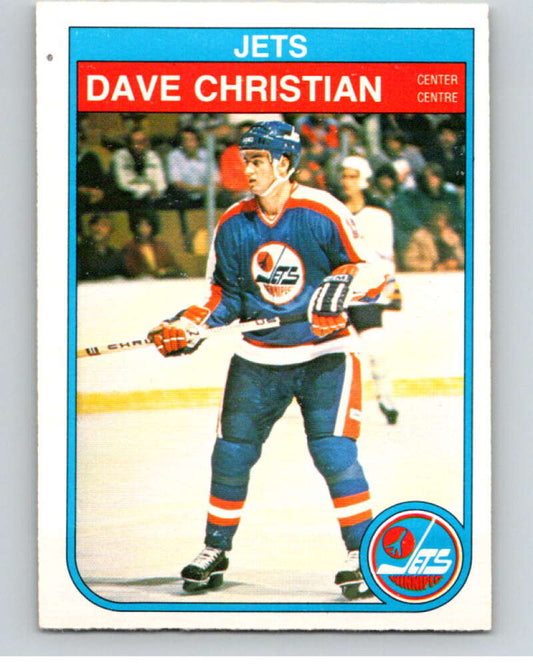 1982-83 O-Pee-Chee #377 Dave Christian  Winnipeg Jets  V59779 Image 1