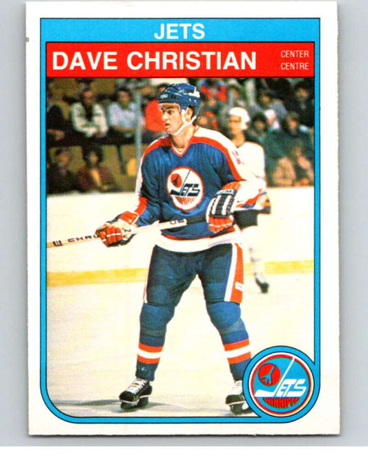1982-83 O-Pee-Chee #377 Dave Christian  Winnipeg Jets  V59780 Image 1
