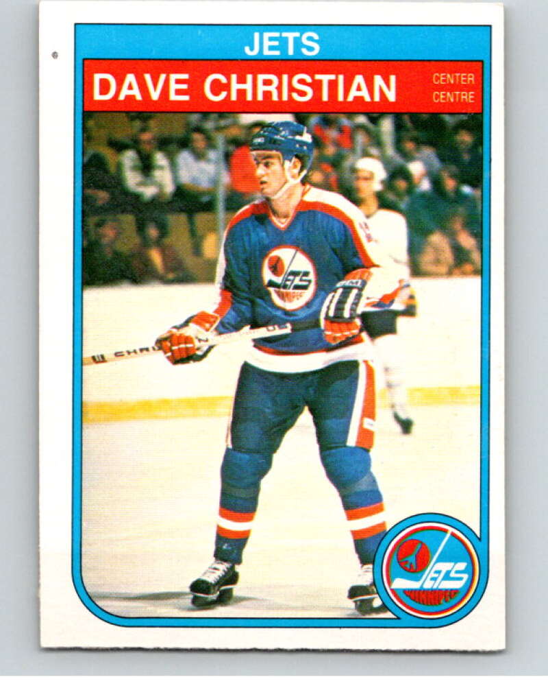 1982-83 O-Pee-Chee #377 Dave Christian Winnipeg Jets V59781 Image 1