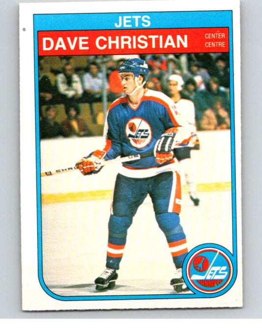 1982-83 O-Pee-Chee #377 Dave Christian  Winnipeg Jets  V59783 Image 1
