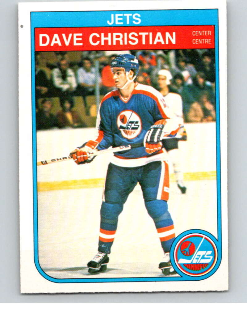 1982-83 O-Pee-Chee #377 Dave Christian Winnipeg Jets V59784 Image 1