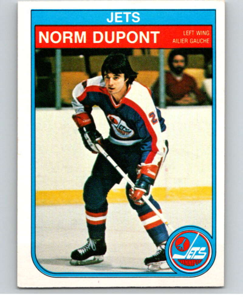 1982-83 O-Pee-Chee #378 Norm Dupont Winnipeg Jets V59787 Image 1