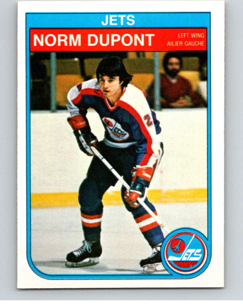 1982-83 O-Pee-Chee #378 Norm Dupont Winnipeg Jets V59789 Image 1