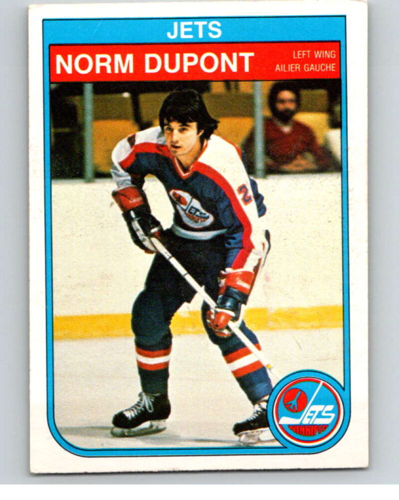 1982-83 O-Pee-Chee #378 Norm Dupont Winnipeg Jets V59790 Image 1