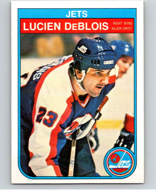 1982-83 O-Pee-Chee #379 Lucien DeBlois  Winnipeg Jets  V59794 Image 1