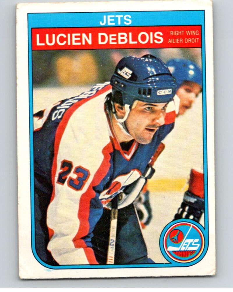 1982-83 O-Pee-Chee #379 Lucien DeBlois Winnipeg Jets V59795 Image 1