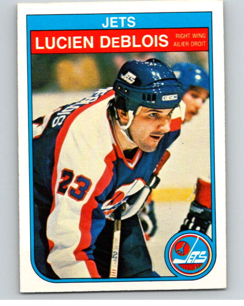 1982-83 O-Pee-Chee #379 Lucien DeBlois Winnipeg Jets V59796 Image 1