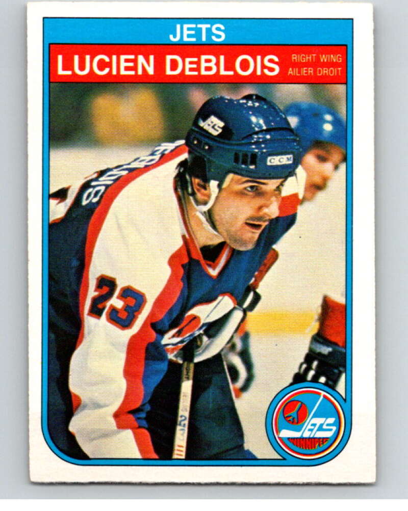 1982-83 O-Pee-Chee #379 Lucien DeBlois Winnipeg Jets V59797 Image 1