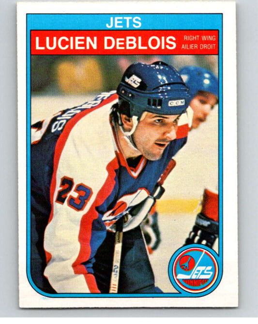 1982-83 O-Pee-Chee #379 Lucien DeBlois  Winnipeg Jets  V59798 Image 1