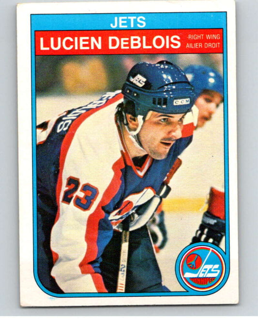 1982-83 O-Pee-Chee #379 Lucien DeBlois  Winnipeg Jets  V59799 Image 1