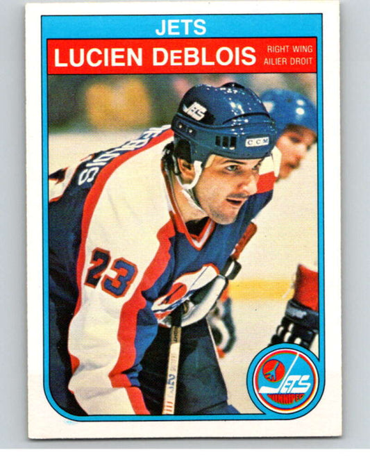 1982-83 O-Pee-Chee #379 Lucien DeBlois  Winnipeg Jets  V59800 Image 1