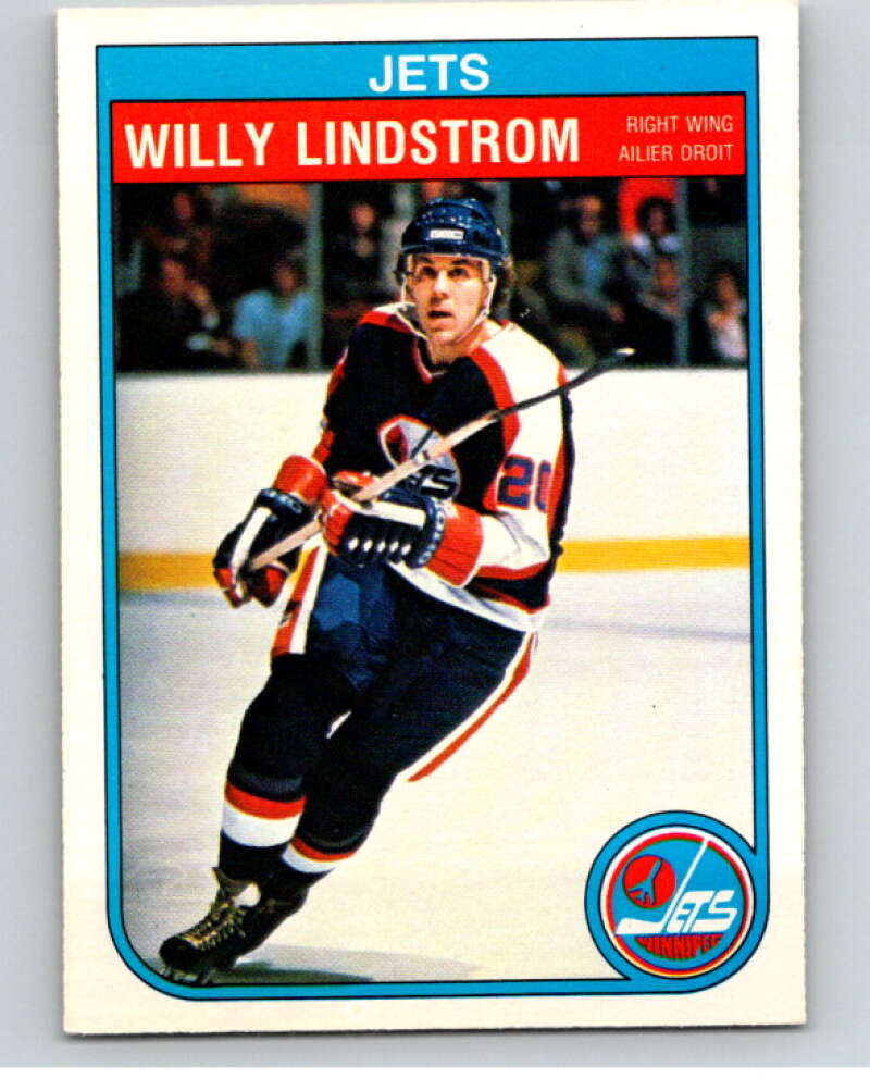 1982-83 O-Pee-Chee #384 Willy Lindstrom Winnipeg Jets V59837 Image 1