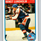 1982-83 O-Pee-Chee #385 Bengt Lundholm  RC Rookie Winnipeg Jets  V59841 Image 1
