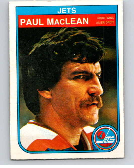 1982-83 O-Pee-Chee #386 Paul MacLean UER  RC Rookie Winnipeg Jets  V59853 Image 1