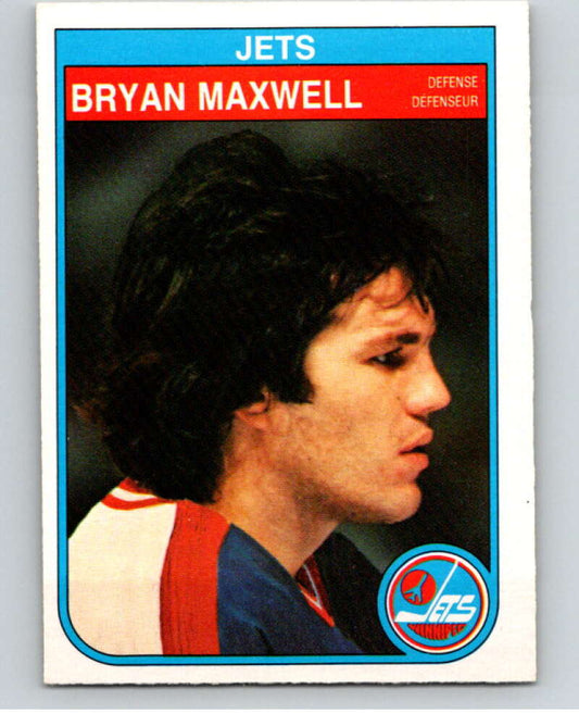 1982-83 O-Pee-Chee #387 Bryan Maxwell  Winnipeg Jets  V59854 Image 1