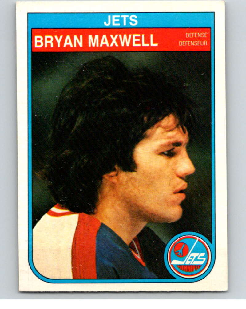 1982-83 O-Pee-Chee #387 Bryan Maxwell Winnipeg Jets V59855 Image 1