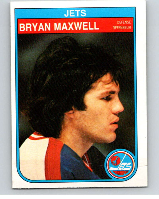 1982-83 O-Pee-Chee #387 Bryan Maxwell  Winnipeg Jets  V59856 Image 1