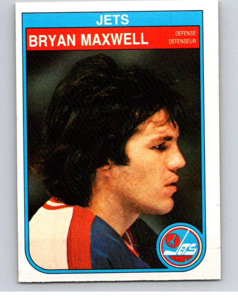 1982-83 O-Pee-Chee #387 Bryan Maxwell Winnipeg Jets V59856 Image 1
