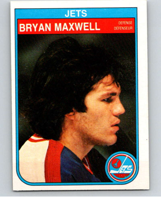 1982-83 O-Pee-Chee #387 Bryan Maxwell  Winnipeg Jets  V59857 Image 1