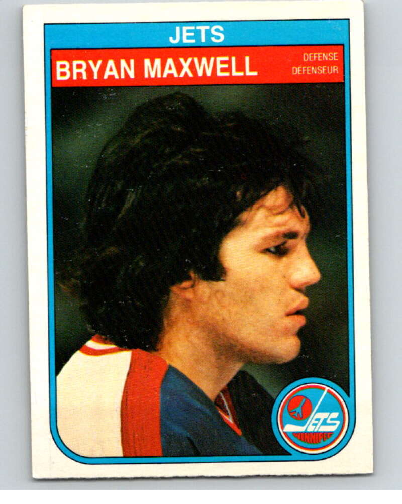 1982-83 O-Pee-Chee #387 Bryan Maxwell Winnipeg Jets V59859 Image 1