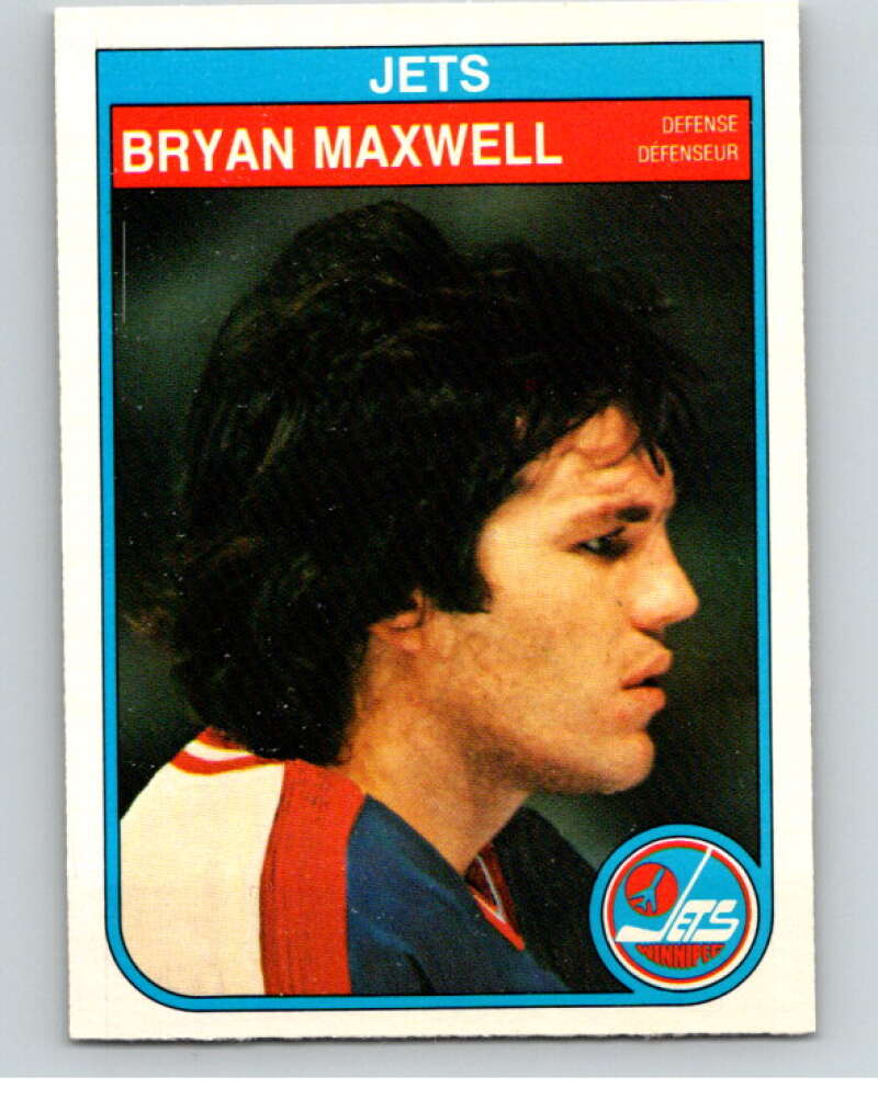 1982-83 O-Pee-Chee #387 Bryan Maxwell Winnipeg Jets V59860 Image 1