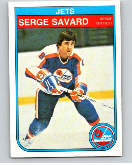 1982-83 O-Pee-Chee #390 Serge Savard  Winnipeg Jets  V59881 Image 1