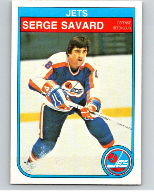1982-83 O-Pee-Chee #390 Serge Savard  Winnipeg Jets  V59882 Image 1