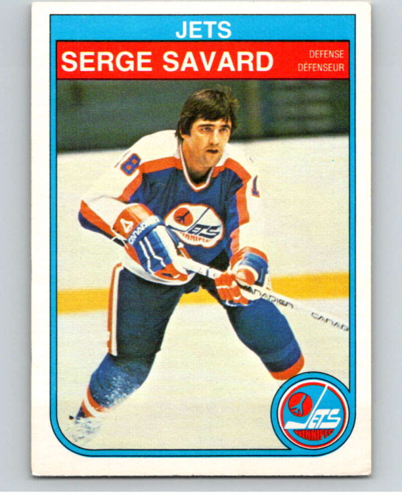 1982-83 O-Pee-Chee #390 Serge Savard Winnipeg Jets V59883 Image 1