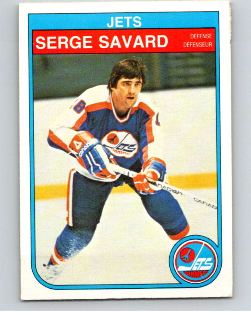 1982-83 O-Pee-Chee #390 Serge Savard Winnipeg Jets V59884 Image 1