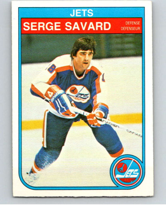 1982-83 O-Pee-Chee #390 Serge Savard  Winnipeg Jets  V59886 Image 1