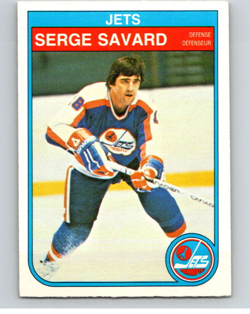 1982-83 O-Pee-Chee #390 Serge Savard Winnipeg Jets V59886 Image 1