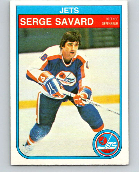 1982-83 O-Pee-Chee #390 Serge Savard  Winnipeg Jets  V59887 Image 1