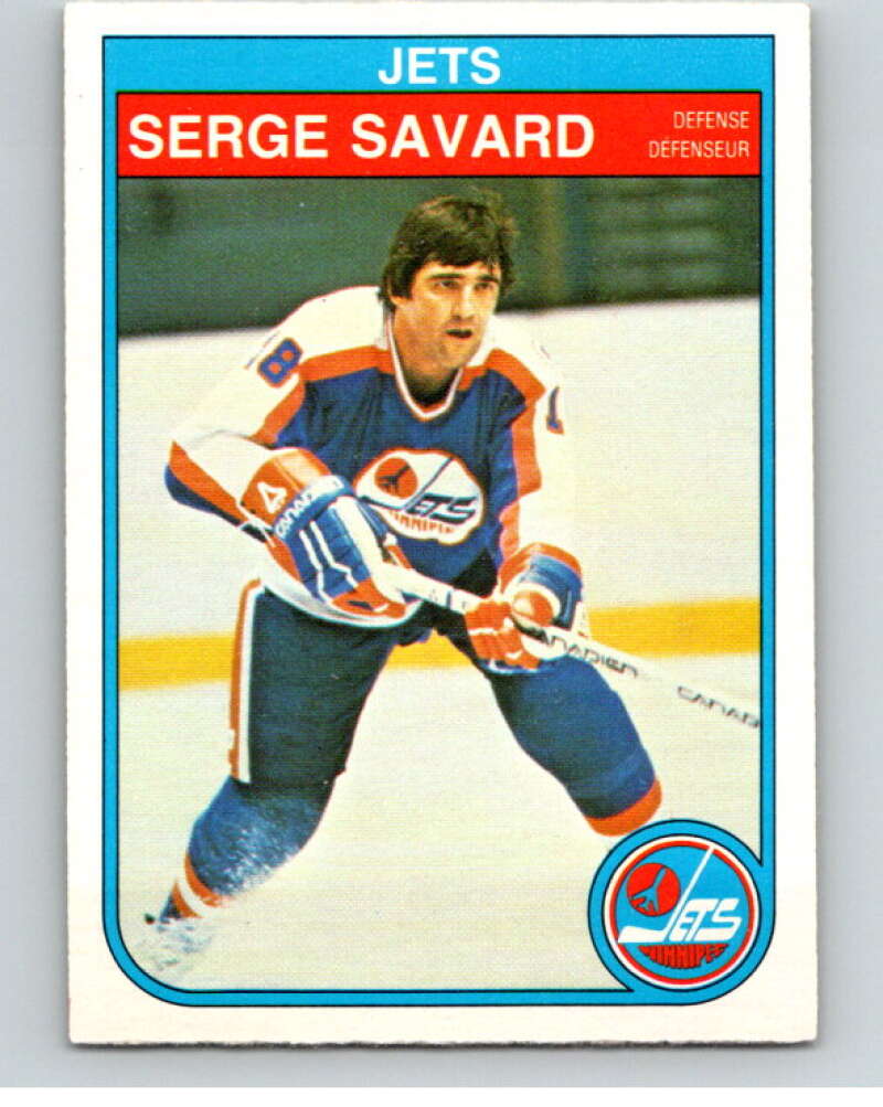 1982-83 O-Pee-Chee #390 Serge Savard Winnipeg Jets V59887 Image 1
