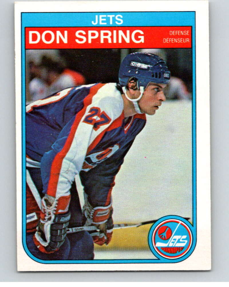 1982-83 O-Pee-Chee #392 Don Spring Winnipeg Jets V59900 Image 1