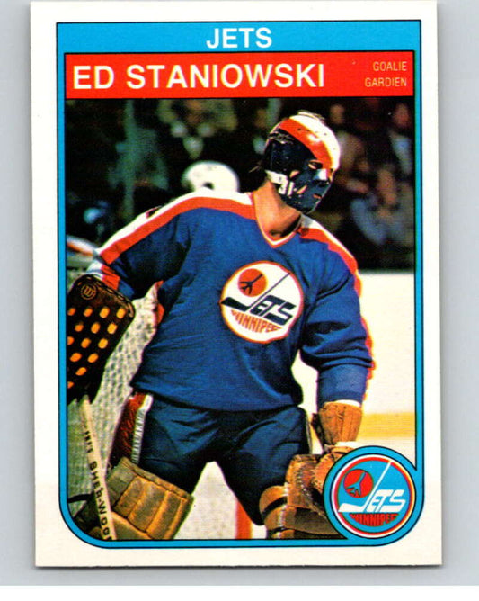 1982-83 O-Pee-Chee #393 Ed Staniowski  Winnipeg Jets  V59901 Image 1