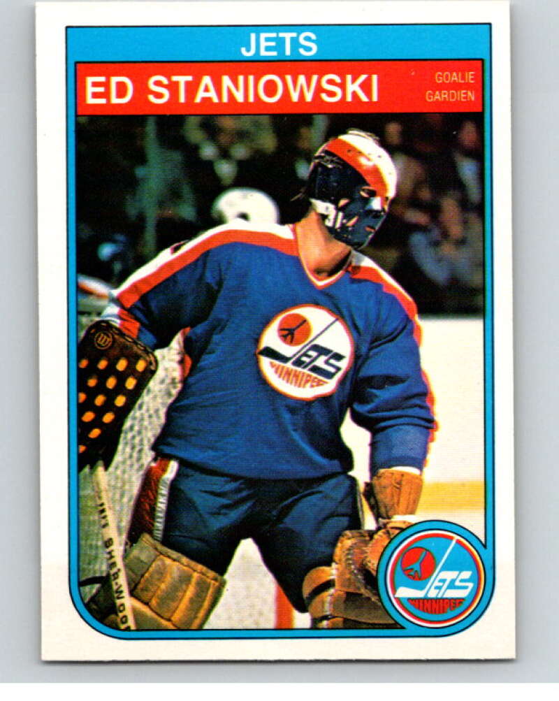1982-83 O-Pee-Chee #393 Ed Staniowski Winnipeg Jets V59901 Image 1