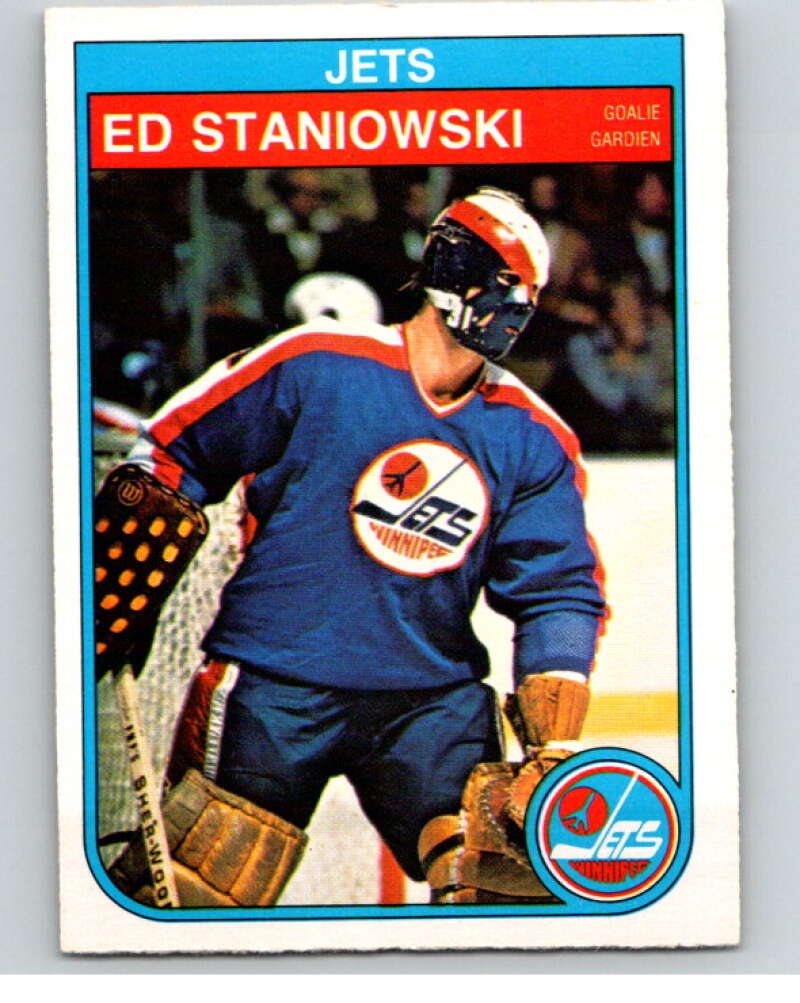 1982-83 O-Pee-Chee #393 Ed Staniowski Winnipeg Jets V59902 Image 1
