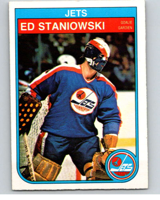 1982-83 O-Pee-Chee #393 Ed Staniowski  Winnipeg Jets  V59902 Image 1