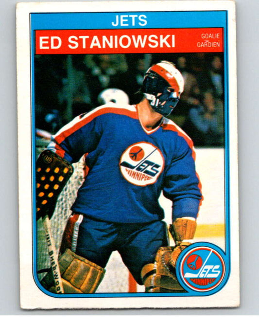 1982-83 O-Pee-Chee #393 Ed Staniowski  Winnipeg Jets  V59903 Image 1
