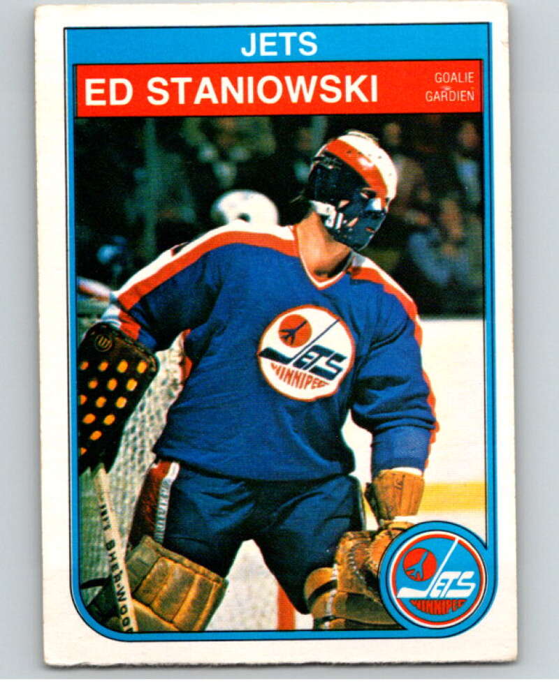 1982-83 O-Pee-Chee #393 Ed Staniowski Winnipeg Jets V59903 Image 1