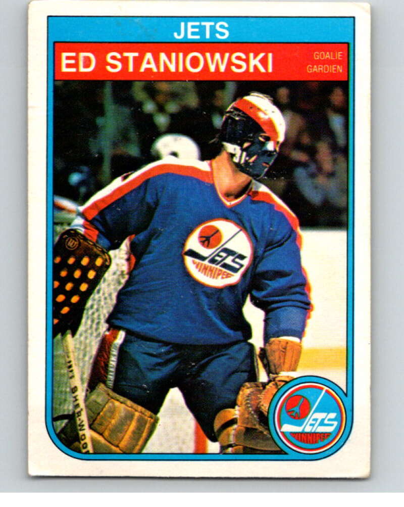 1982-83 O-Pee-Chee #393 Ed Staniowski Winnipeg Jets V59904 Image 1