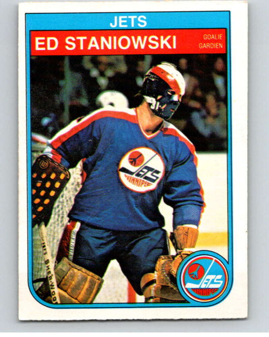 1982-83 O-Pee-Chee #393 Ed Staniowski  Winnipeg Jets  V59905 Image 1
