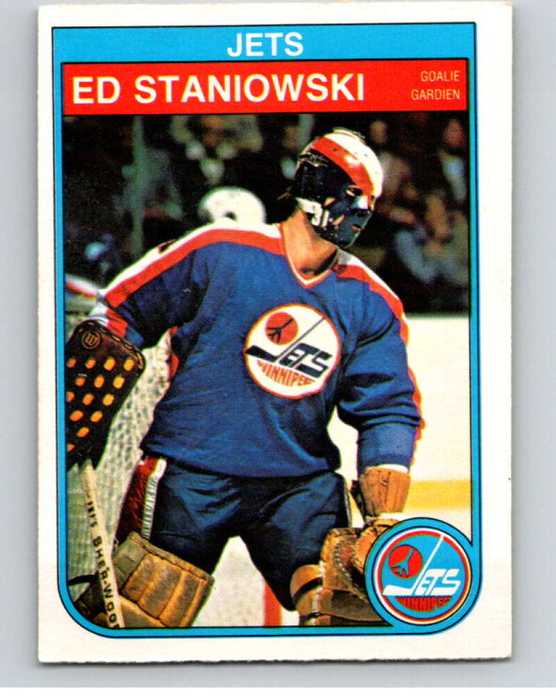 1982-83 O-Pee-Chee #393 Ed Staniowski Winnipeg Jets V59905 Image 1