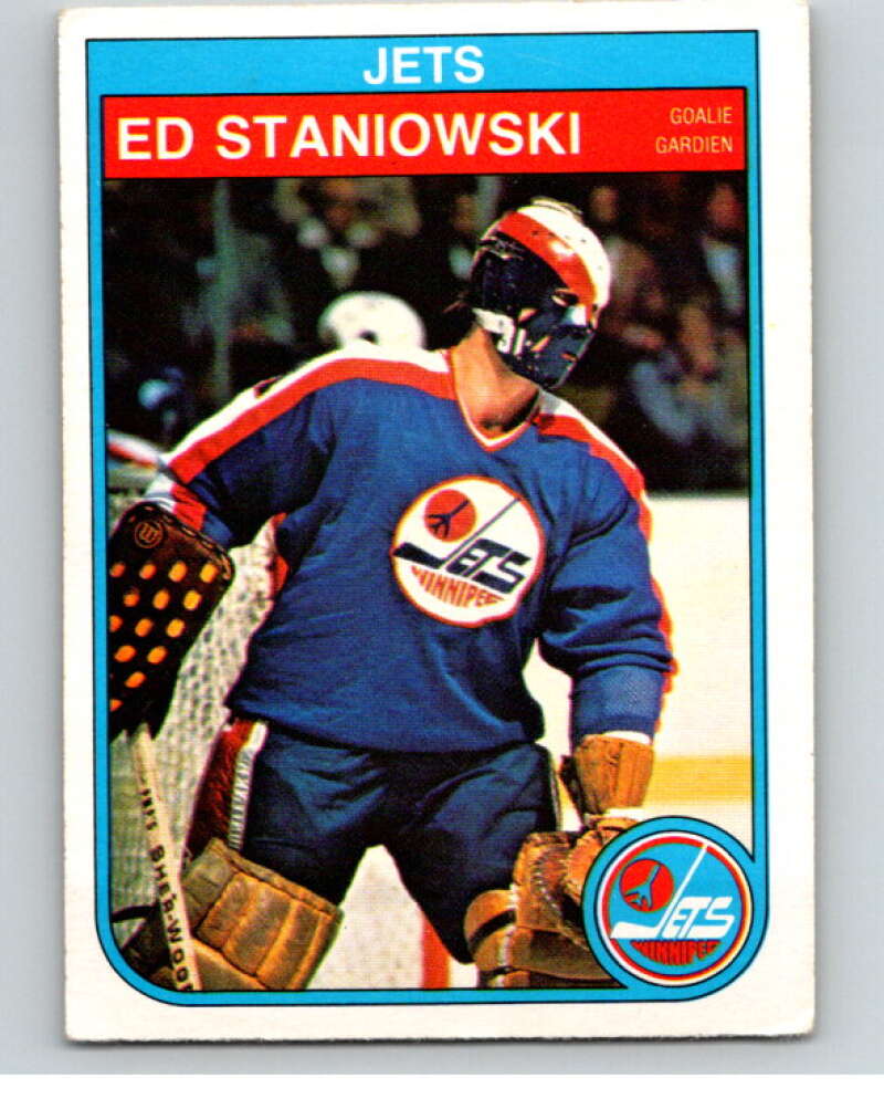 1982-83 O-Pee-Chee #393 Ed Staniowski Winnipeg Jets V59906 Image 1