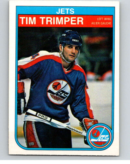 1982-83 O-Pee-Chee #394 Tim Trimper  Winnipeg Jets  V59907 Image 1
