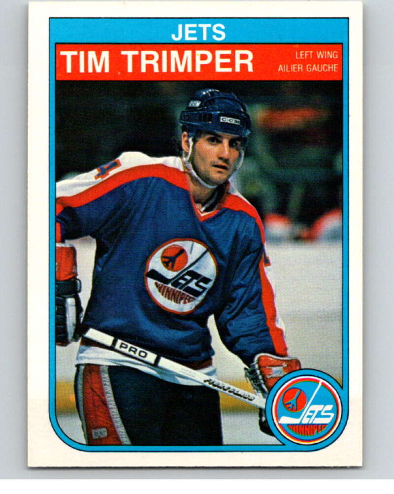 1982-83 O-Pee-Chee #394 Tim Trimper Winnipeg Jets V59910 Image 1