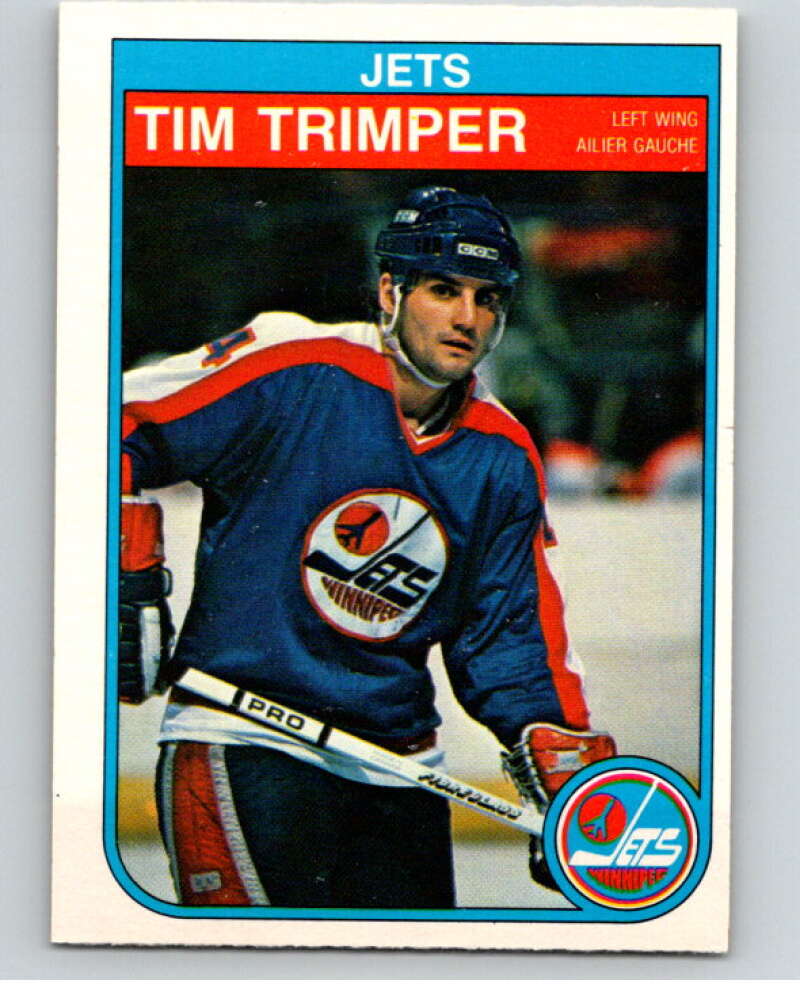 1982-83 O-Pee-Chee #394 Tim Trimper Winnipeg Jets V59913 Image 1