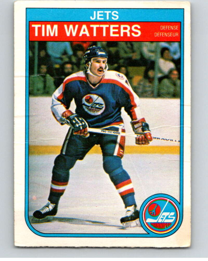 1982-83 O-Pee-Chee #395 Tim Watters RC Rookie Winnipeg Jets V59919 Image 1