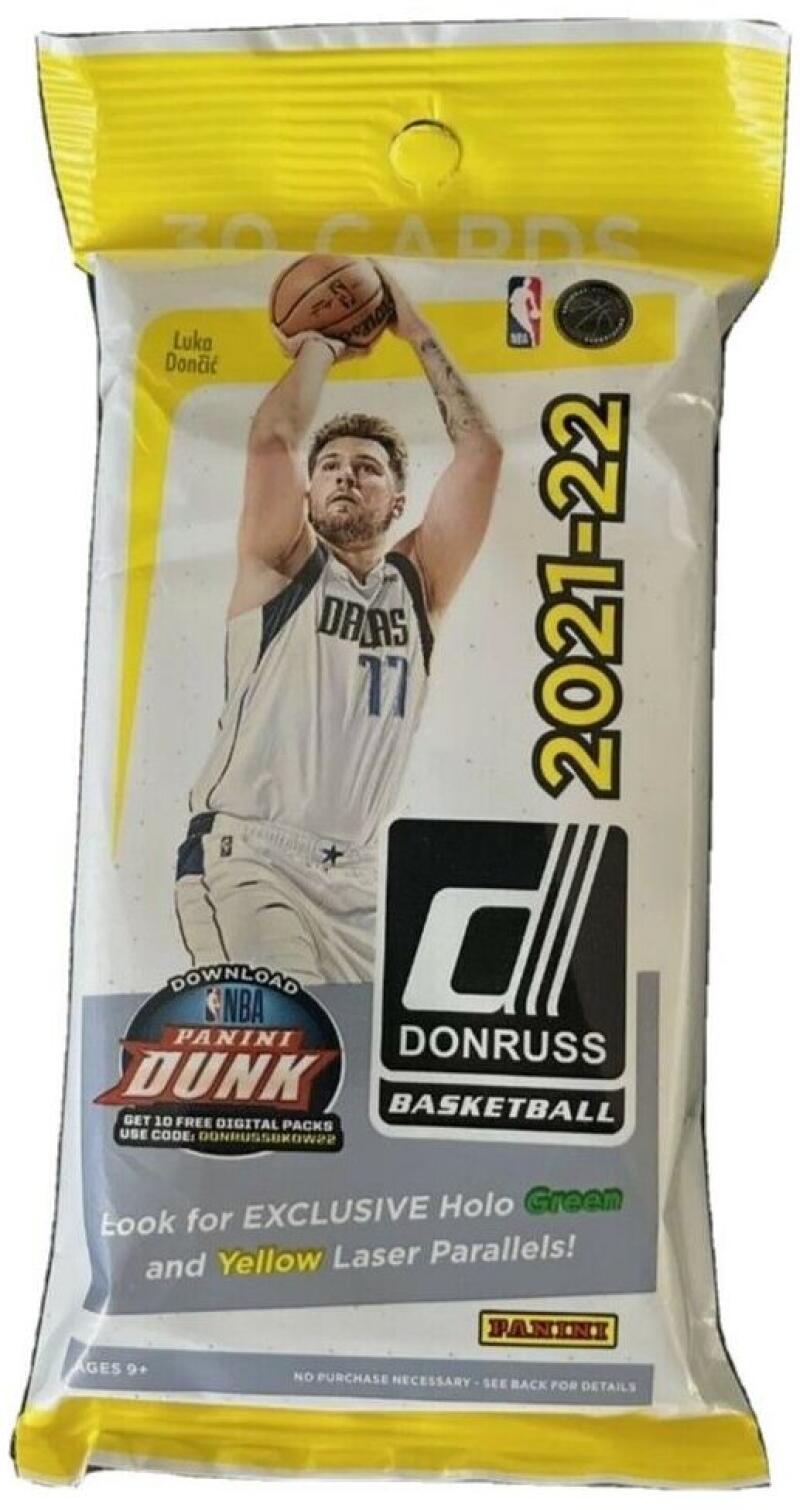 2021-22 Panini Donruss Basketball 30 Card Trading Value Fat Pack - Exclusives Image 1